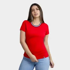 PAPIROS DENIM - Polo Manga Corta Mujer