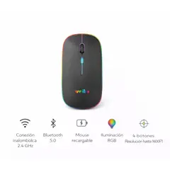 GENERICO - MOUSE WEIBO INALÁMBRICO 2.4 GHZ
