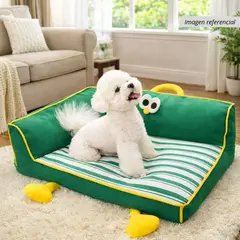 GENERICO - PetLounge Cama en Forma de L para Perros - VERDE