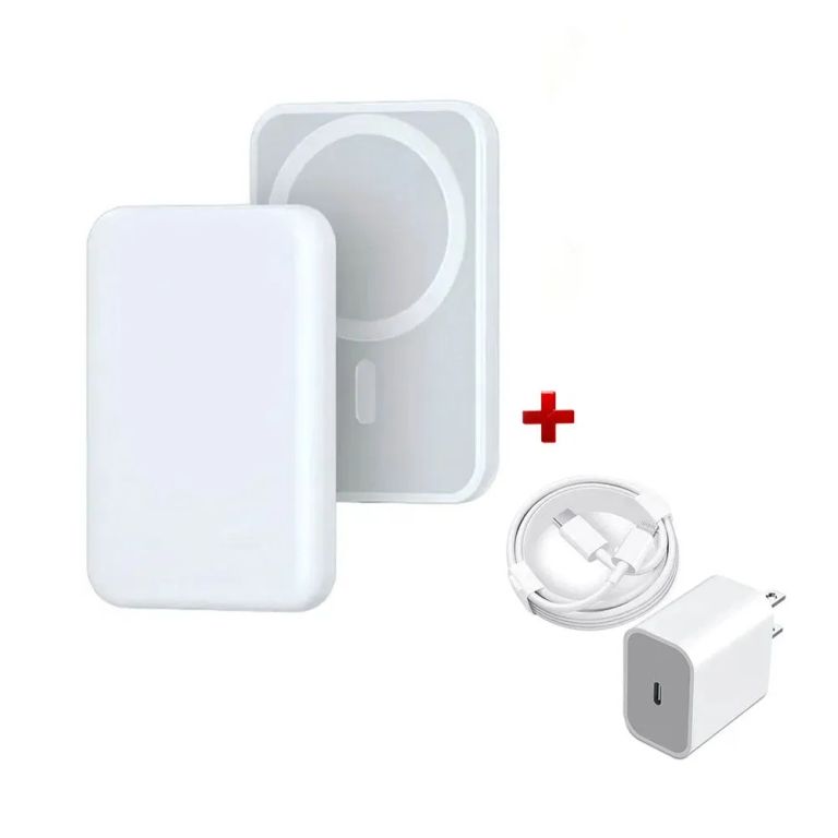 Cargador Portátil Magsafe de 20 000 mAh + Cubo 20W + Cable Cargador