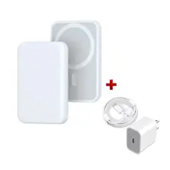 GENERICO - Cargador Portátil Magsafe de 20 000 mAh + Cubo 20W + Cable Cargador