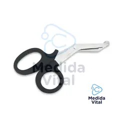 GENERICO - Tijera de Trauma Profesional Punta Roma de 19 CM Negro