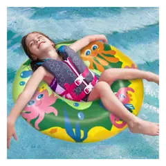 GENERICO - Elemento Aro Acuario Pulpo para Piscina con Diseño Divertido Practico Verde Y+Ligas Regalo