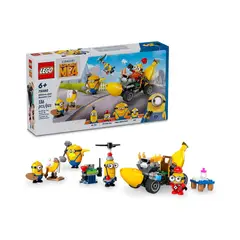 LEGO - Despicable Me 4 Minions and Banana Car 75580