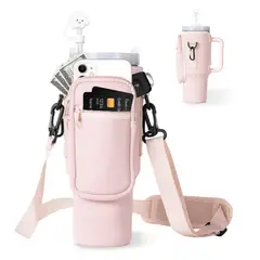 GENERICO - Bolso portavasos 40 Oz con funda y correa