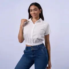 TAYSSIR - BLUSA BI25IRINIAN POPELINA STRECH