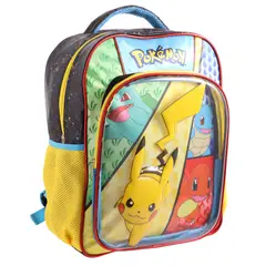 POKEMON - Pack Escolar Pokémon Niño D Mochila + Lonchera + Lapicera