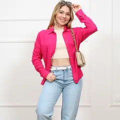 GLAMBITION - Blusa Basica Mujer Clasicó