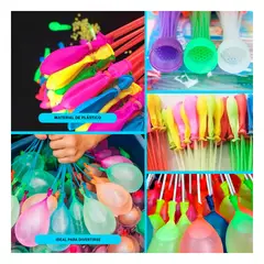 GENERICO - Globos de Agua Multicolor para Juego de Relleno Rapido y Diversion Instantanea