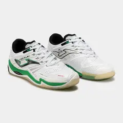 JOMA - Zapatillas Futbol Sala Top Flex Ultimate 2502 IN Blanco Negro Verde