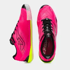 JOMA - Zapatillas Futbol Sala Top Flex Ultimate 2510 IN Fucsia Negro Amarillo Flúor