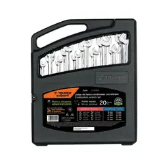 TRUPER - Juego 20 Llaves Combinadas Extralargas de Muesca Hexagonal Expert JC-20PM 13691