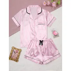 KAST PE - Conjunto de Pijama a Rayas Romy SM