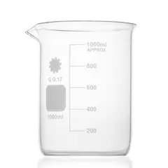 GENERICO - Vaso Precipitado Beaker de Vidrio de 1000 ML