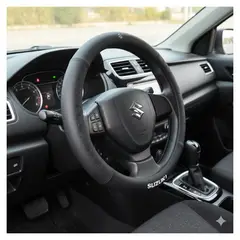 JET - Funda De Volante SUZUKI Negro Modelo Exlusivo Para Auto