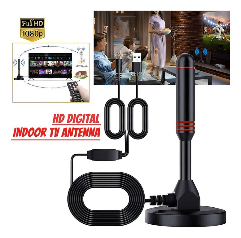 Antena De Tv Digital Señal Digital TDT Para Televisores Smart