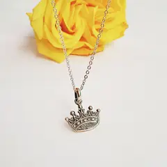 GENERICO - Collar corona de plata