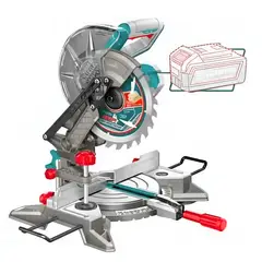 TOTAL TOOLS - Sierra Ingleteadora 20v 210mm Total TMSLI2021