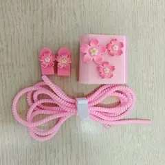 GENERICO - CASE PROTECTOR DE FLORES PARA CARGADOR DE IPHONE