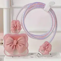 GENERICO - CASE PROTECTOR DE LAZO TRANSPARENTE PARA CARGADOR DE IPHONE