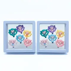 GENERICO - Pines decorativos con ahdesivo modelo Miku Set de 2 estuches