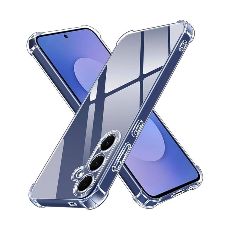 Case Funda Protector SAMSUNG S25 FE - TRANSPARENTE ANTI IMPACTO