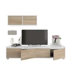 DIBA MUEBLES - Centro de Tv con Repisa Flotante Tara