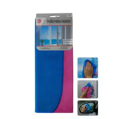 GENERICO - Toalla de Microfibra para Vidrios Pack x2