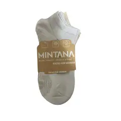MINTANA - PACK 3 MEDIAS TALONERA BAMBÚ MUJER ANTIDESLIZANTE