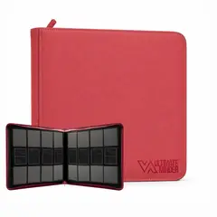 ULTIMATE MINDER - Album para 480 Cartas coleccionables Binder Premium - Rojo