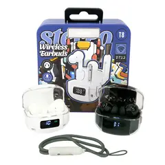 EWTTO - Audífono Bluetooth 53 T8 Wireless Earbuds Gamer