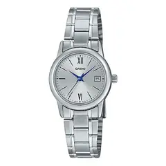CASIO - Reloj LTP-V002D-7B3UDF Mujer Acero Plateado