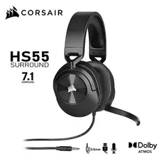 CORSAIR - Audífono HS55 Surround V2 Sonido Dolby 7.1