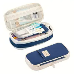 GENERICO - Cartuchera neceser Angoo expandible v2 azul