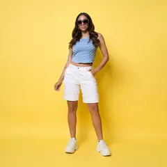 MOKACCINO - BERMUDA MUJER NARADY-PA DRILL