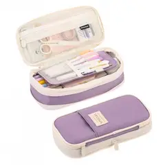 GENERICO - Cartuchera neceser Angoo expandible v2 morado