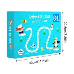 GENERICO - Libro de Práctica de Dibujo y Escritura de Punto a Punto