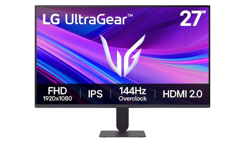 Monitor para juegos UltraGear™ G4 de 27 pulgadas y 144 Hz con overclock FHD IPS - 27G411A compatible con NVIDIA G-SYNC® SRGB 99 % típico