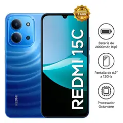 XIAOMI - Celular Redmi 15C 8GB 256GB Azul