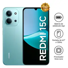 XIAOMI - Celular Redmi 15C 8GB 256GB Verde