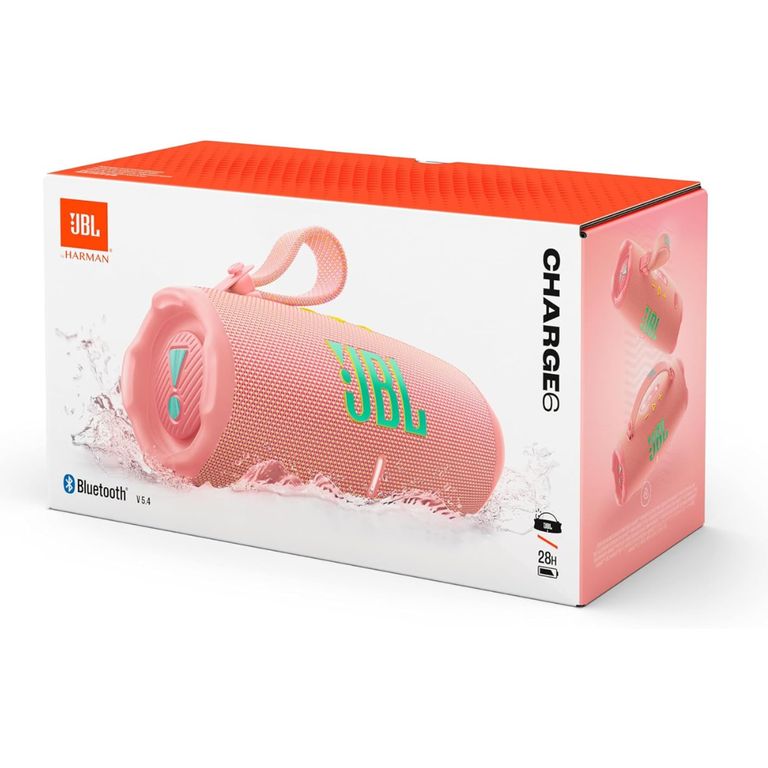 Parlante Charge 6 Bluetooth color Rosado pasión