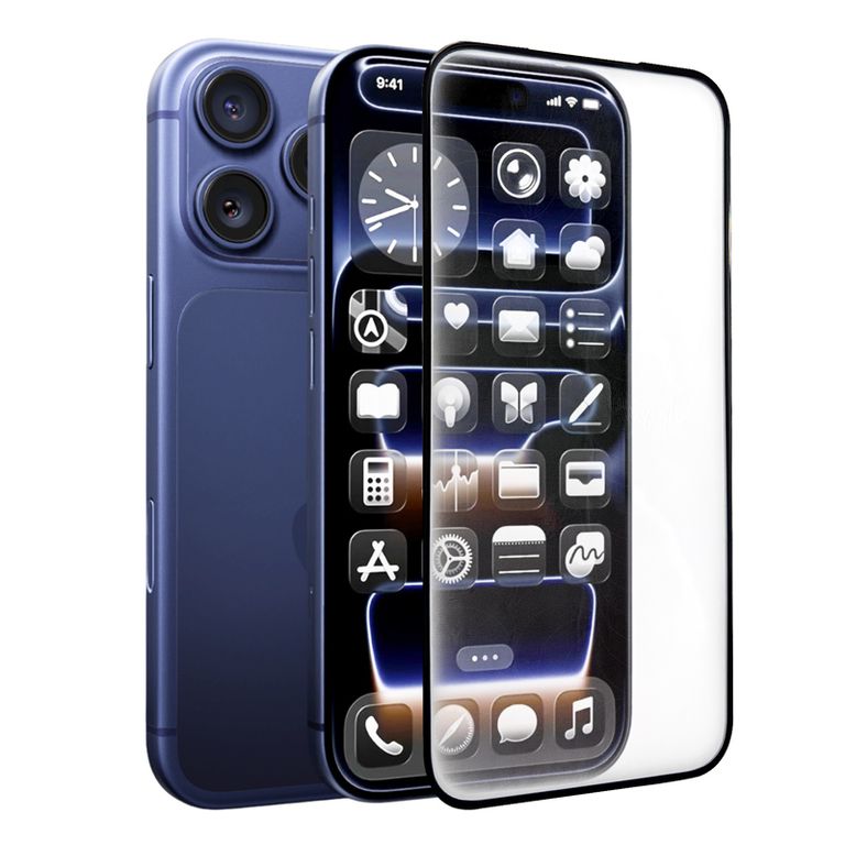 MICA DE VIDRIO PARA IPHONE 17 PRO MAX TRANSPARENTE