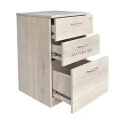 TEMEL - Gavetero Cajonera Damasco Movible Archivador Con Llave Oficina