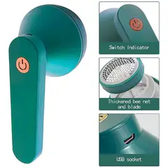 GENERICO - Quitapelusas Eléctrico Pro Restaurador de Telas Recargable con Cuchillas de Repuesto