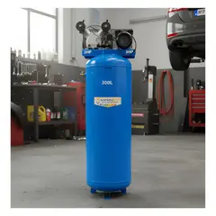SAFARI - Compresora Vertical de 300L 3HP 8Bar 220V Azul VD65-300LV BL