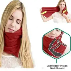 GENERICO - Pack Almohada de viaje portátil soporte cuello