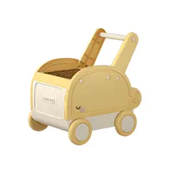 GENERICO - Carrito de juguetes para bebés y niños con mango para practicar el caminar y organizar juguetes