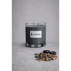 LUMMOS - Midnight Myrrh - Vela Aromática de Cera de Soya Mirra 200g