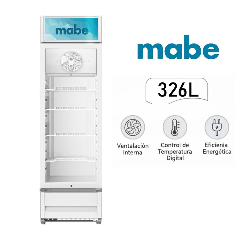 Vitrina Refrigeradora - Exhibidora 316 L Netos Blanco - ALASKAVIT316PG