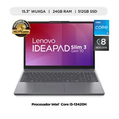 LENOVO - Laptop Ideapad Slim 3i WUXGA Intel Core i5-13420H 24GB 512GB SSD